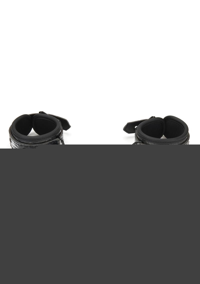 WhipSmart Diamond Hand Cuff - Black