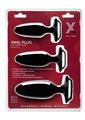 Xplay Finger Grip Plug Starter Kit - Black - 3 Pack