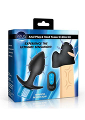 Zeus Electrosex Anal Plug and Head Teaser E-Stim Kit