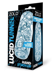 ZOLO Hand Stroker Lucid Tunnel - Clear