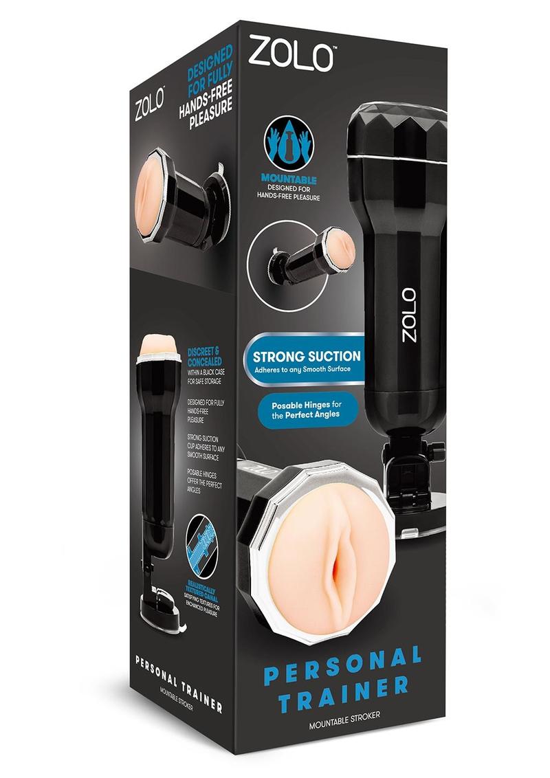 ZOLO Original Mount Discreet Stroker - Black