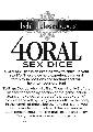 4 Oral Sex Dice Game