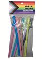 All Dicks Naughty Straws - Assorted Colors/Rainbow - 11 Per Pack