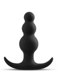 Anal Adventures Platinum Beaded Silicone Butt Plug