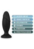 Anal Adventures Platinum Silicone Rocket Plug