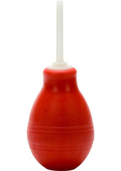 Anal Douche Glow In The Dark Tip - Clear/Glow In The Dark/Red