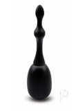 Aquaclean 150ml One Way Valve Douche with Anal Bead Nozzle - Black