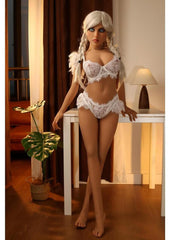 Ashli Sex Doll with Silver Hair - Vanilla