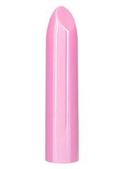 Aura Angled Rechargeable Silicone Vibrator - Pink