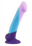 Avant D16 Purple Haze Silicone Dildo - Multicolor - 6.5in
