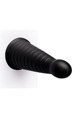 B-Vibe Cone Tapered and Ribbed Dildo with Suction Cup