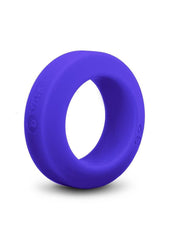 B-Vibe Flex Ring Gt Silicone Cock Ring - Blue - 32mm