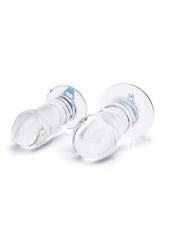 B-Vibe Intermediate Glass Anal Dilators - Clear - 2 Piece/Set