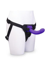 B-Vibe Vibrating Curved Silicone Strap-On Kit