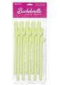 Bachelorette Party Favors Dicky Sipping Straws - Glow In The Dark