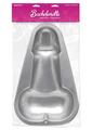 Bachelorette Party Favors Pecker Cake Pan - Silver - 10in X 6in
