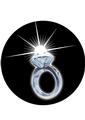 Bachelorette Party Light Up Diamond Ring
