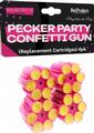 Bachelorette Party Pecker Party Confietti Gun Refills - 4 Each Per Pack