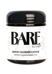 Baci Bare Massage Candle- 4oz Vanilla