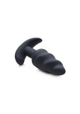 Bang! 21x Vibrating Silicone Rechargeable Swirl Butt Plug with Remote Control