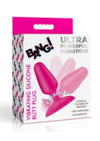 Bang! Flexible Vibrating Silicone Rechargeable Butt Plug - Pink