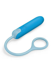 Bang Silicone Rechargeable Bullet with Retrieval Cord - Blue