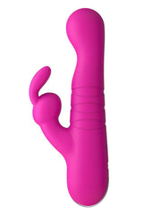 Bang! Thrusting Rechargeable Silicone Rabbit Vibrator