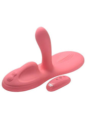 Bedroom Bliss Lover's Grinder Rechargeable Silicone Grinder with Remote Control - Pink