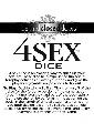 Behind Closed Doors 4 Sex Dice Couples Game