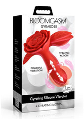 Bloomgasm Gyrarose Gyrating Rechargeable Silicone Vibrator - Red