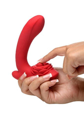 Bloomgasm Petal Twirl Clit Massaging Rechargeable Silicone Vibrator