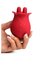 Bloomgasm The Rose Fondle 10x Silicone Rechargeable Massaging Rose Clit Stimulator