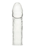 Blue Line Realistic Penis Extension - Clear - 6.25in