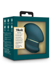 Blush Collection Raya Rechargeable Silicone Clitoral Stimulator - Dark Teal/Teal