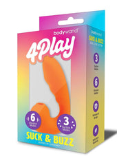 Bodywand 4 Play Suck and Buzz - Orange