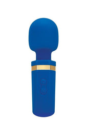 Bodywand Mighty Mini Wand Rechargeable Wand Massager - Blue/Gold
