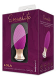 Bodywand Socialite Lola Rechargeable Silicone Vibrator - Gold/Purple