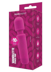 Bodywand Wandlette Power Vibe Mini Wand Rechargeable Wand Massager - Pink
