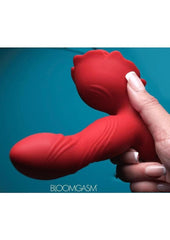 Boomgasm Rose Thrust Rechargeable Silicone Vibrator