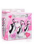 Booty Sparks Heart Gem Anal Plug - Pink - Set