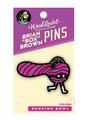 Box Brown Running Bowl Enamel Pin