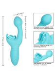 Butterfly Kiss Rechargeable Silicone Dual Vibrator