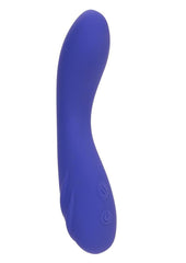 Calexotics Connect Warming Rechargeable Silicone App Compatible Wand - Purple