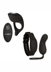 Calexotics Silicone Foreplay Kegel Ball Kit with Remote Control - Black