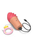 Cand'ice Rechargeable Silicone Clitoral Stimulator - Raspberry Jolly