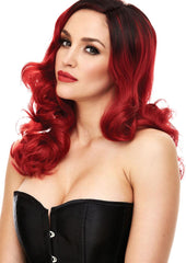 Candice Wig - Black/Red