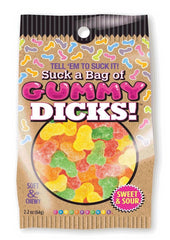 Candyprints Suck A Bag Of Gummy Dicks 4oz - Assorted Flavors