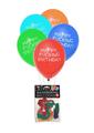 Candyprints X-Rated Birthday Balloons - Assorted Colors - 8 Per Bag