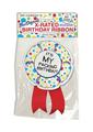 Candyprints X-Rated Birthday Ribbon Medallion