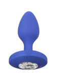 Cheeky Gems Rechargeable Silicone Vibrating Probe - Blue - Small
